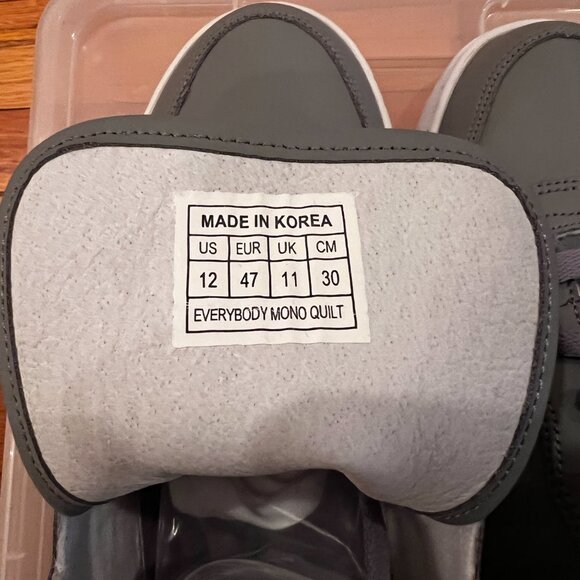 ALIFE High-Top Everybody Mono Quilt, Grey, Size 12 US - Picture 5 of 5